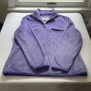 Jacks Cabin - Large - quarter snap lilac pullover